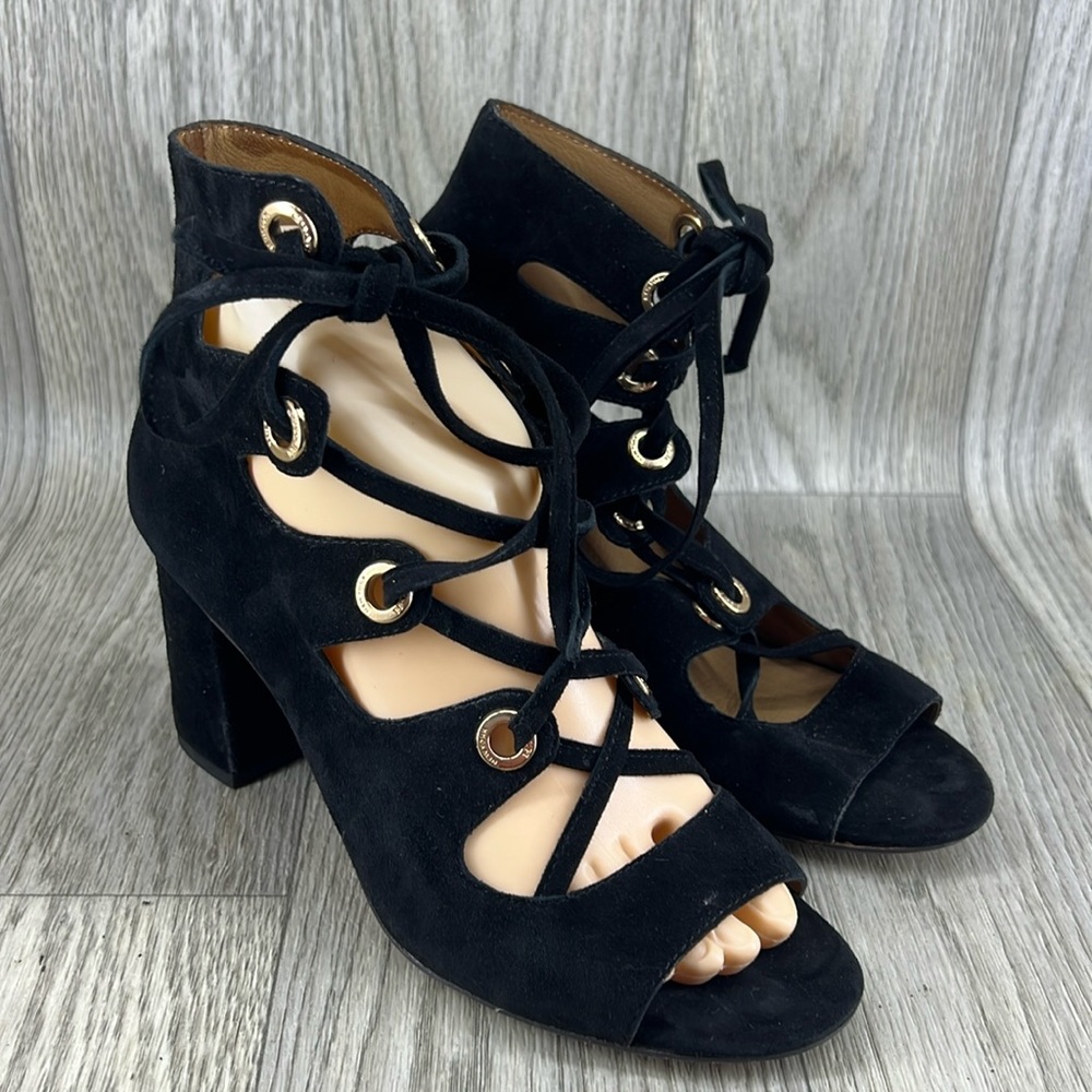 Coach Priscilla Lux Suede Sandals - Picture 1 of 12